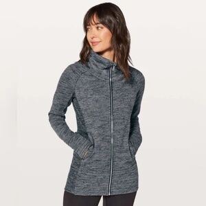 Lululemon Radiant Jacket II in Heather Grey - Size 8